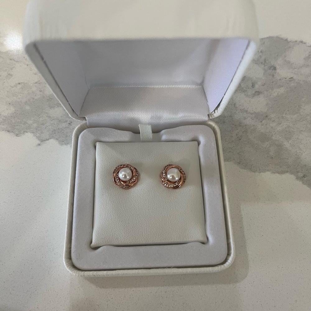 Rose Gold Earrings